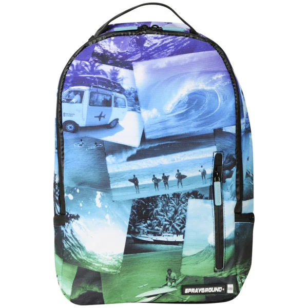 Sprayground Jack English Surf Deluxe Backpack - Blue/Green Bild 1