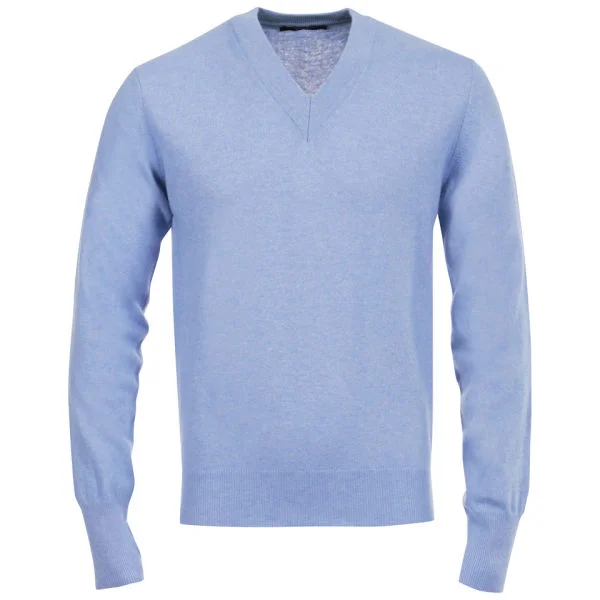 Romeo Gigli Men's V-Neck Knit - Sky - M - Sky Bild 1