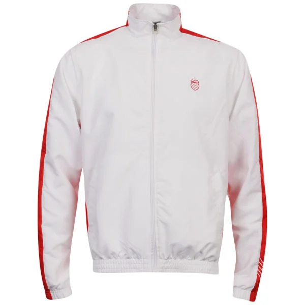 K-Swiss Men's Accomplish Jacket - White/Red - XS - White/Red Bild 1