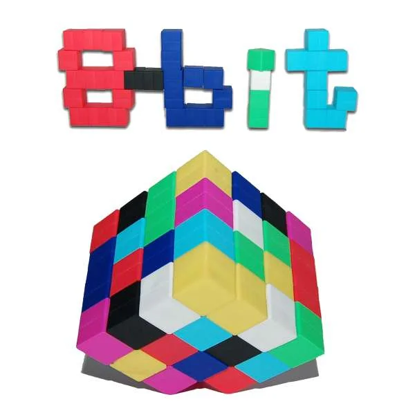 8-Bit Pixel Würfel Bild 1