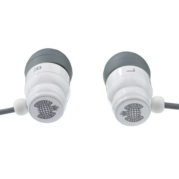 Exspect Ministry of Sound MOS001 Earphones (White/Grey) Bild 1