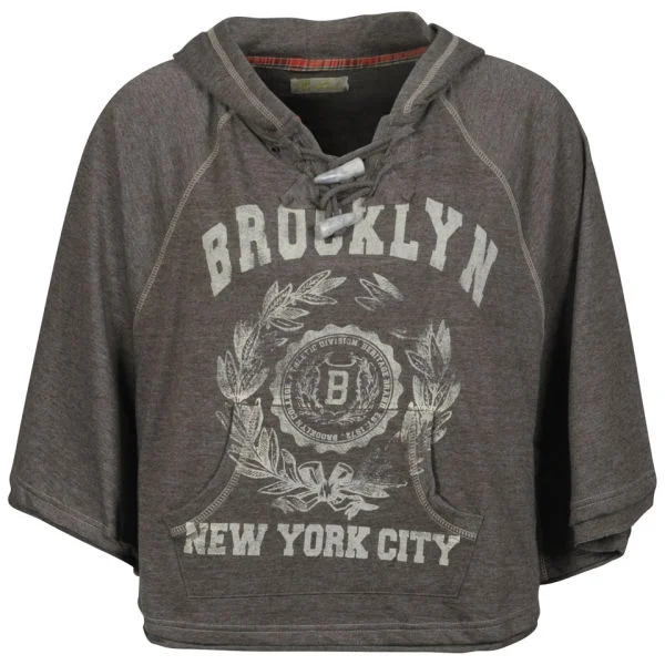 Brave Soul Women's Brooklyn Jersey Sweat - Chocolate Marl - S - Chocolate Marl Bild 1