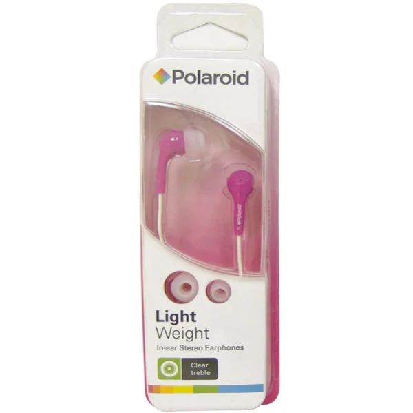 Polaroid Earphones - Pink (PEP14PNK) Bild 1