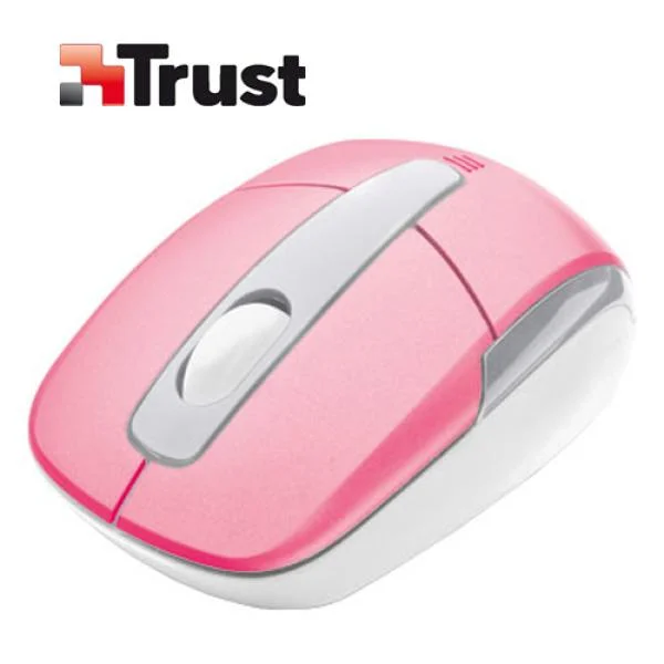 Trust Eqido Wireless Mini Mouse - Pink Bild 1