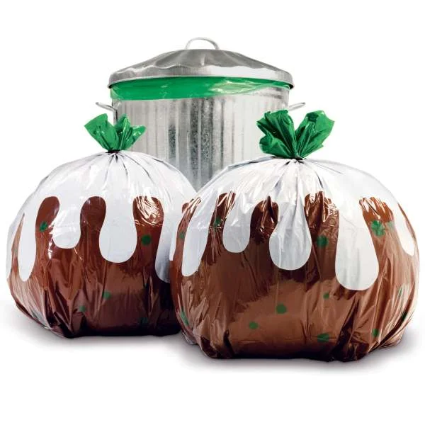 Weihnachtspudding Müllsäcke Bild 1