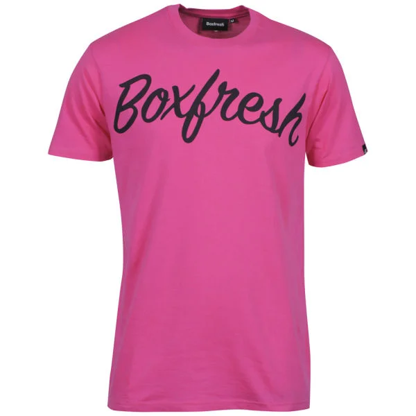 Boxfresh Men's Leopon T Shirt - Fuchsia Purple - S - Fuchsia Purple Bild 1