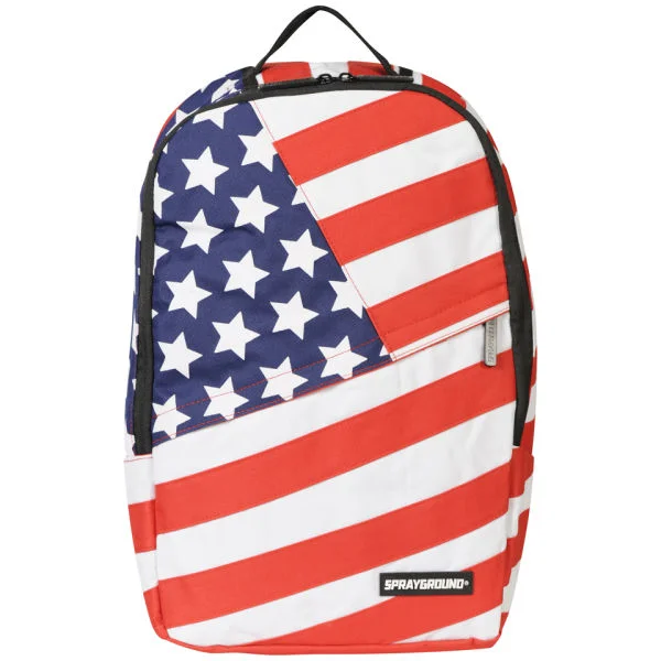 Sprayground USA Deluxe Backpack - Red/Blue/White Bild 1
