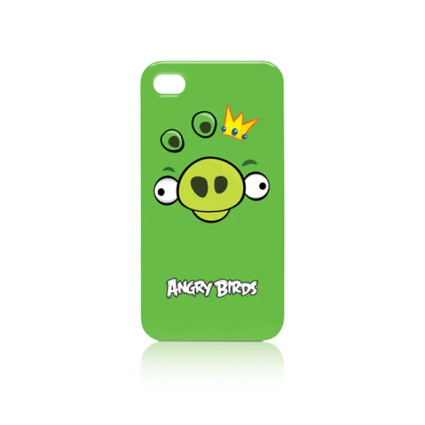 Angry Birds iPhone 4 Cover - Green Pig Bild 1