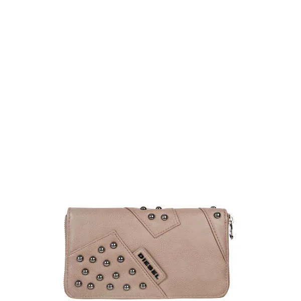 Diesel Punktour Gran -Tour Stud Detail Zipped Purse - Antker Brown Bild 1