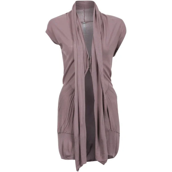 Firetrap Women's Condor Drape Knit - Pebble - XS - Steingrau Bild 1