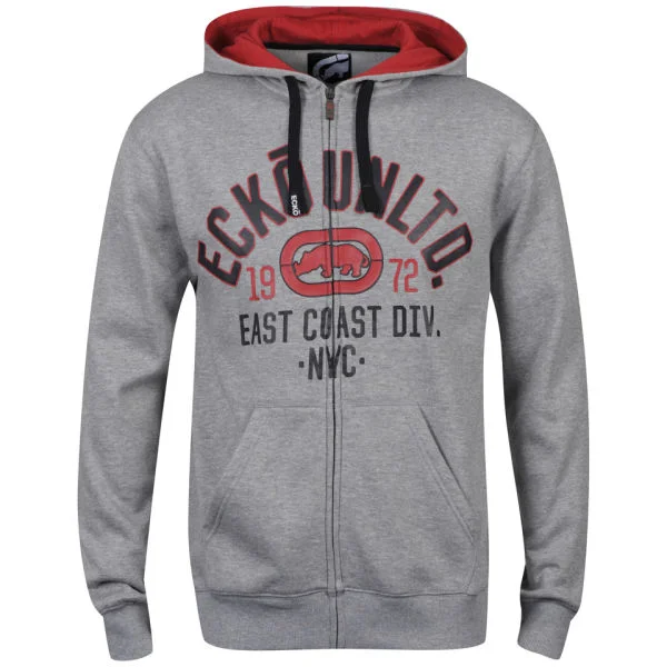 Ecko Men's Cozine Hoody - Grey - S - Grau Bild 1