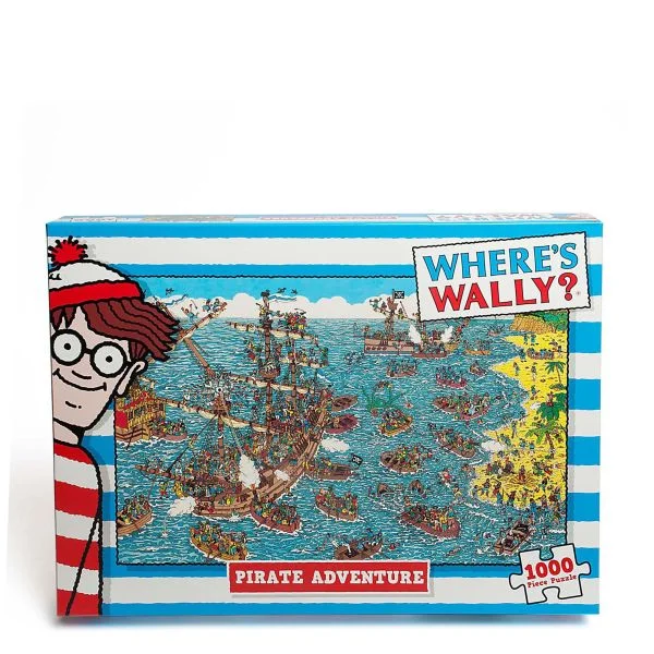 Where's Wally - Being a Pirate Jigsaw Puzzle (1000 Pieces) Bild 1