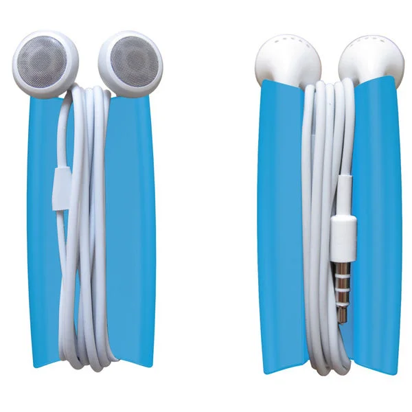 Quirky Wrapster Headphone Cord Organizer (Blue) Bild 1