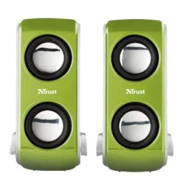 Trust Portable Notebook Speakers - Lime Green Bild 1