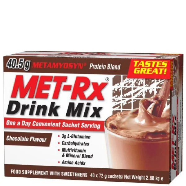MET-Rx Drink Mix - 18Päckchen - Box - Vanille Bild 1