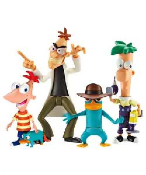 Phineas And Ferb Action Figures Scene Packs Bild 1