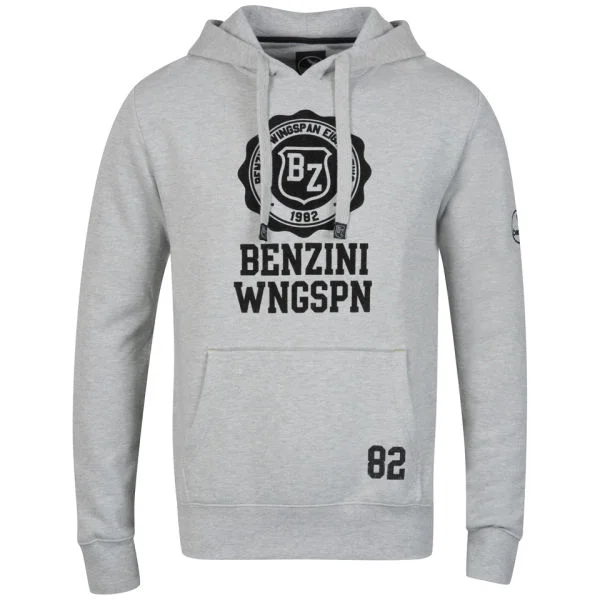 Benzini Men's Columbia Hooded Sweat-Grey Marl - S - Grau meliert Bild 1