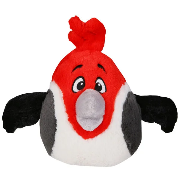Angry Birds Rio 5 Inch Plush With Sound - Red Bild 1