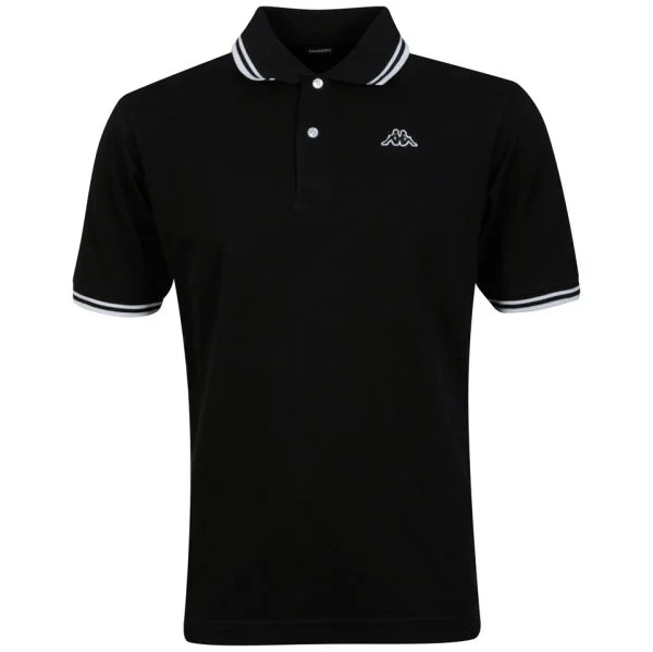 Kappa Herren Lamot Polo - Schwarz/Weiß - M - Black/White Bild 1