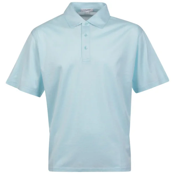 Calvin Klein Men's 3 Button Golf Polo - Blue/White - M Bild 1