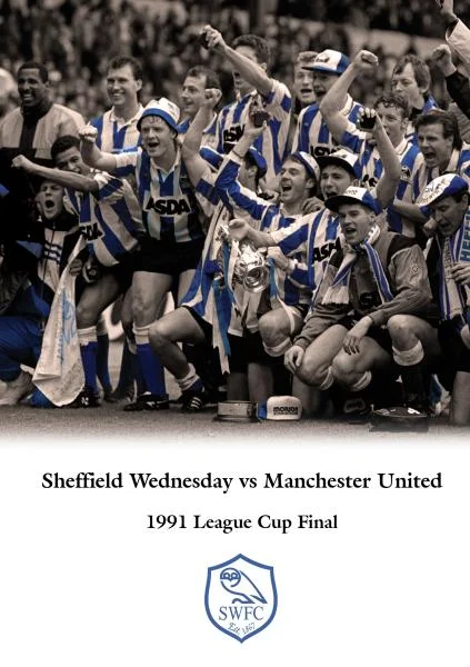 1991 League Cup Final Sheffield Wednesday v Manchester United Bild 1