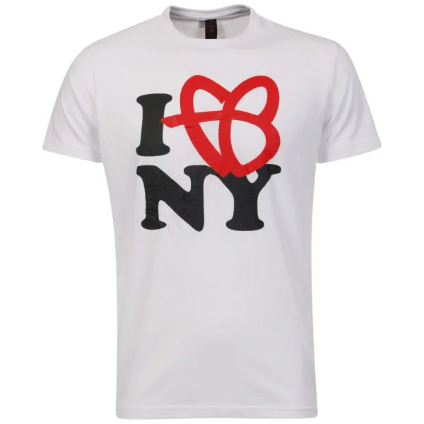 FUBU Men's 'I Love New York' T-shirt - White - S - Weiß Bild 1