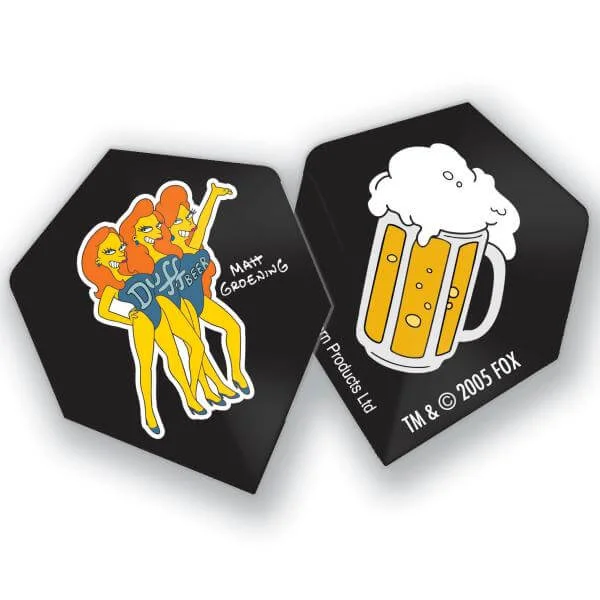 The Simpsons: Duff Beer Dart Flights Bild 1