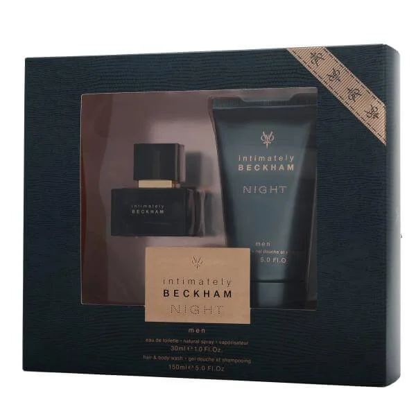 Intimately Beckham - Night for Men Gift Set (30ml Eau de Toilette with Hair and Body Wash)David Beckham - Intimatley Night Men's EDT 30ml, Hair& Body Wash 150ml Bild 1