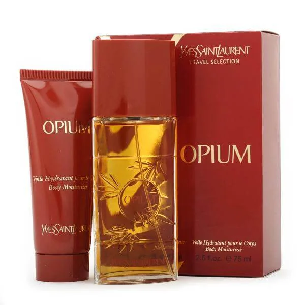 YSL - Opium EDT 50ml & Body Moisturizer 75ml & Travel Sector Bild 1
