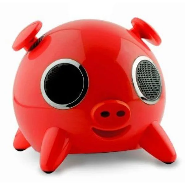 iPig iPod Speaker Dock- Red Bild 1