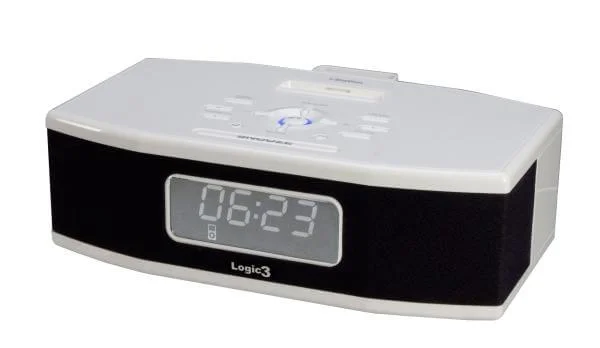 Logic 3 i-Station Alarm Clock Ipod Dock White Bild 1