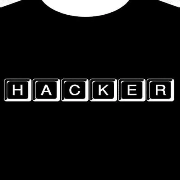 Geek T-Shirt HACKER Bild 1