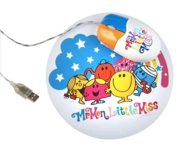 Mr Men & Little Miss Mouse & Mousemat Bild 1