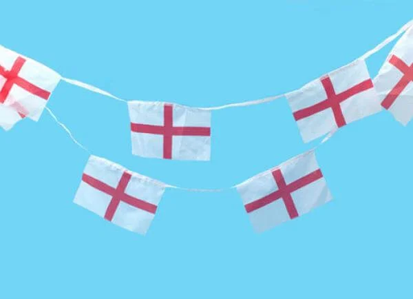 12ft England St George Cross Bunting - Home Gifts Bild 1