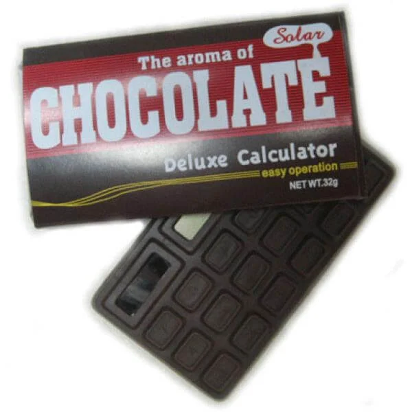 Schokoladen Taschenrechner - Coole Geschenke Bild 1