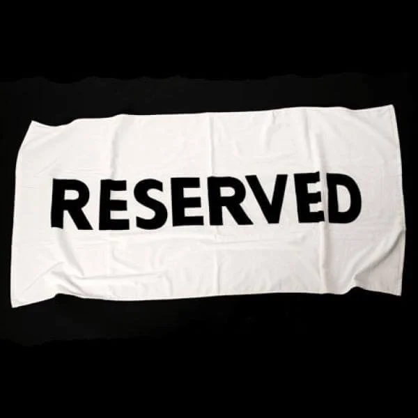 Reserved Beach Towel - Fun Summer Gift Bild 1