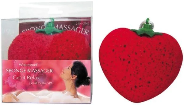 Heart Shaped Massage Sponge - Fun Gift Bild 1