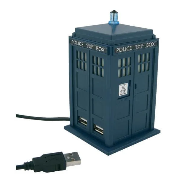 Doctor Who:Tardis USB 4 Port Powered Hub Station Bild 1