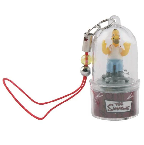 Homer Simpson Spinnerz LED Mobile Phone Charm Bild 1