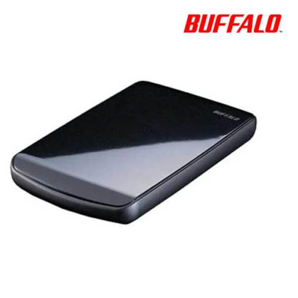 Buffalo Ministation Lite 500GB Portable USB 2.0 Hard Drive - Black Bild 1