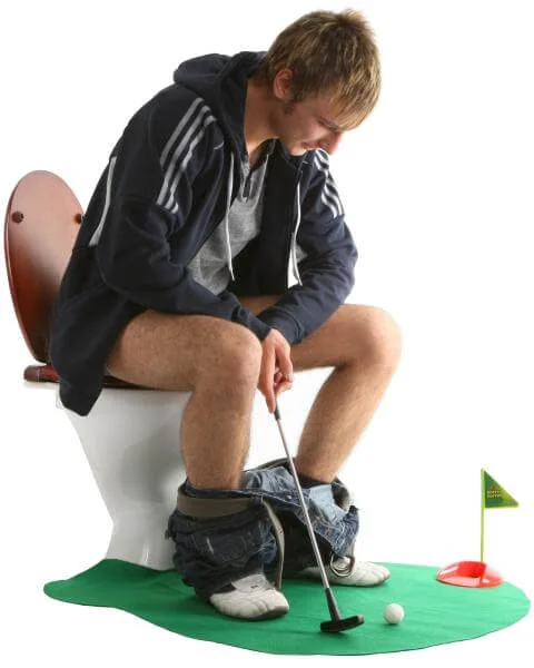 Potty Putter – Golf Spiel für die Toilette Bild 1