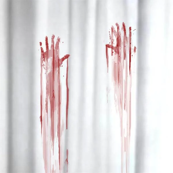 Blood Bath Shower Curtain Bild 1
