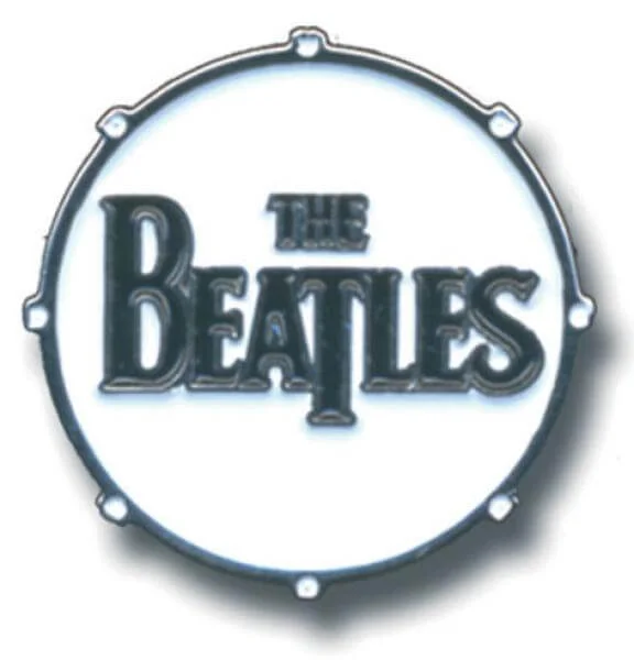 Beatles Drum Logo Medium Pin Badge Bild 1