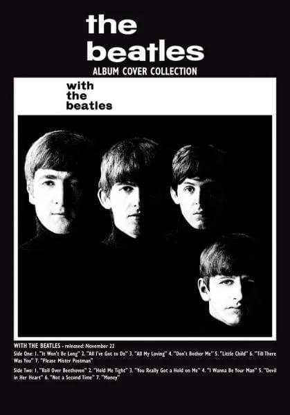 With The Beatles Album Greeting Card Bild 1
