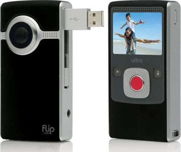FLIP Video Ultra 2 Mini Camcorder - Black Bild 1