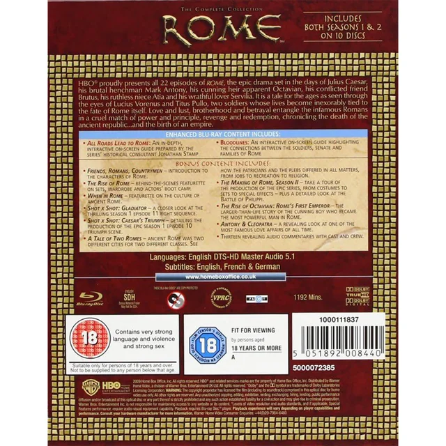 Rom Komplett-Box-Set