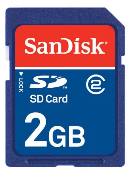 SanDisk SD 2GB Card Bild 1