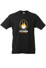 I Like Penguins - Actually I Like All Fat Birds T-Shirt - Black - S - Schwarz Bild 1