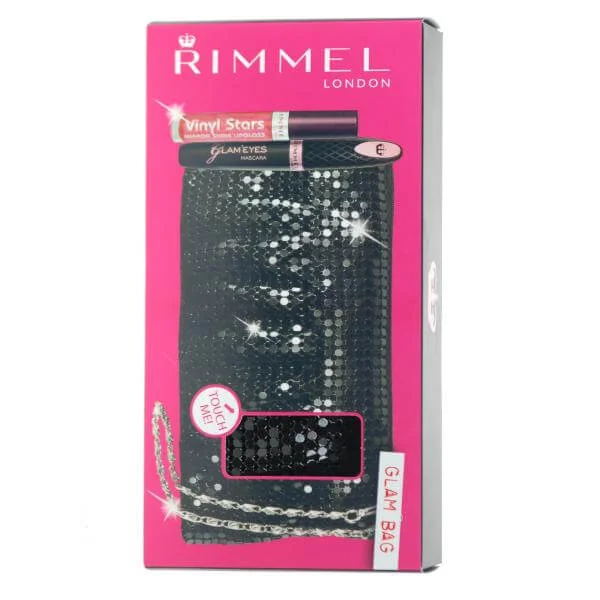 Rimmel Gift Set - Black Party Bag Mascara 8ml and Lip Gloss 5ml Bild 1