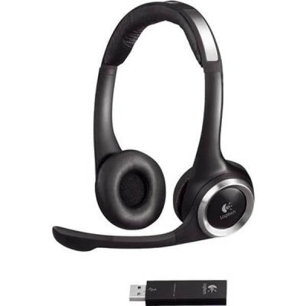 Logitech ClearChat PC Wireless Headphones with Mic (981-000104) Bild 1